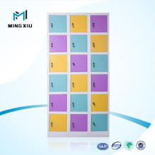 Mingxiu 18 Door Colorful Cheap Gym Metal Locker / Steel School Locker